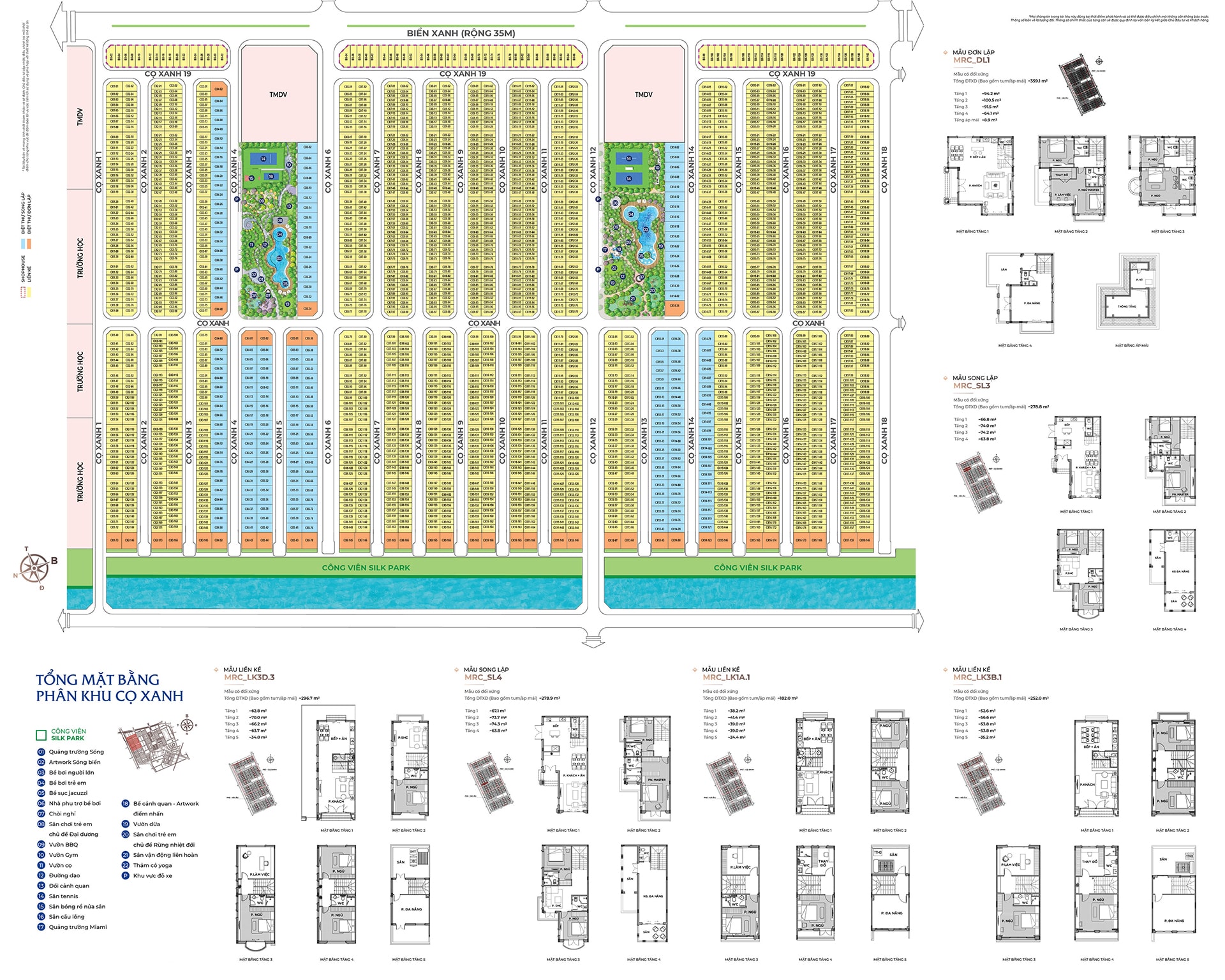 Phân khu Cọ Xanh Vinhomes Ocean Park 2